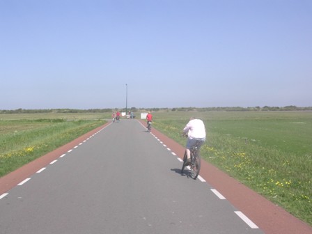 En maar fietsen op Schier